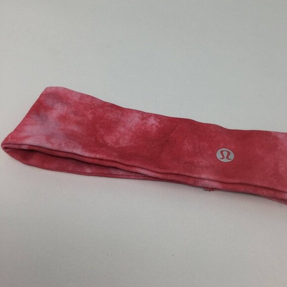Lululemon Pink Tie Dye Sweat Head Bands - Picture 3 of 7
